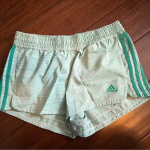 Adidas Women's Mint Green Athletic Shorts